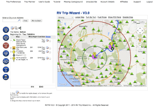 RV Trip Wizard is our Favorite Trip Planning App
